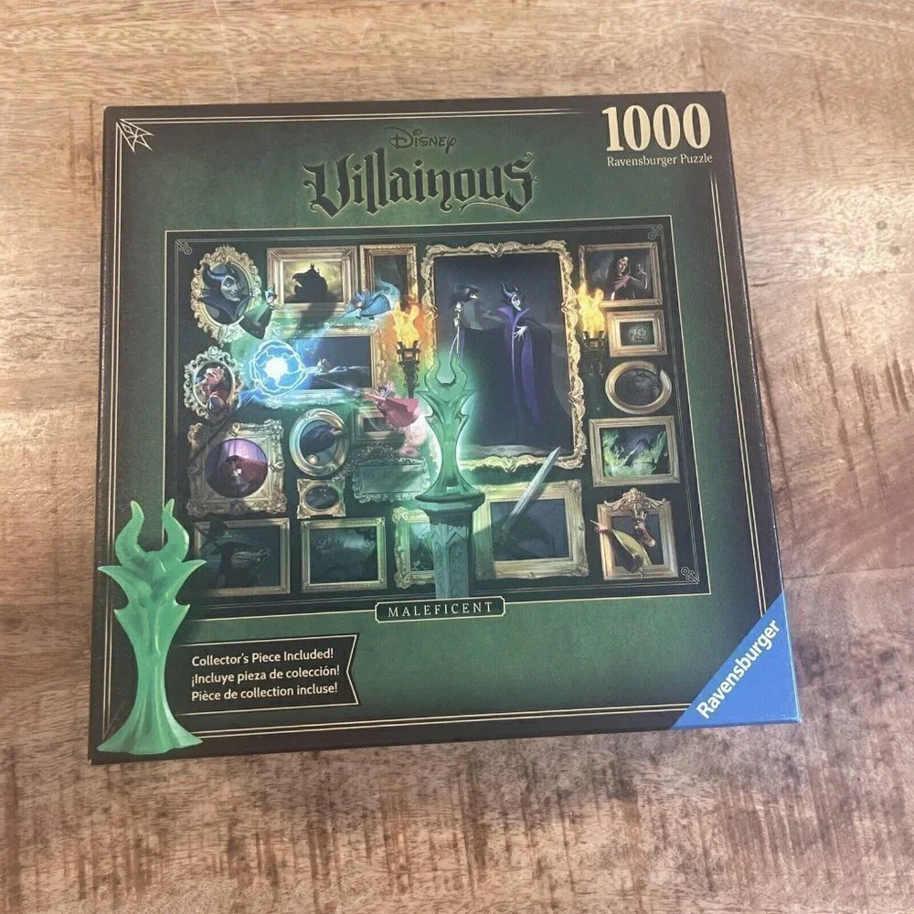 Ravensburger Villainous Maleficent 1000pc Jigsaw Puzzle COMPLETE No token